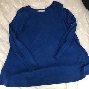 Blue swing sweater